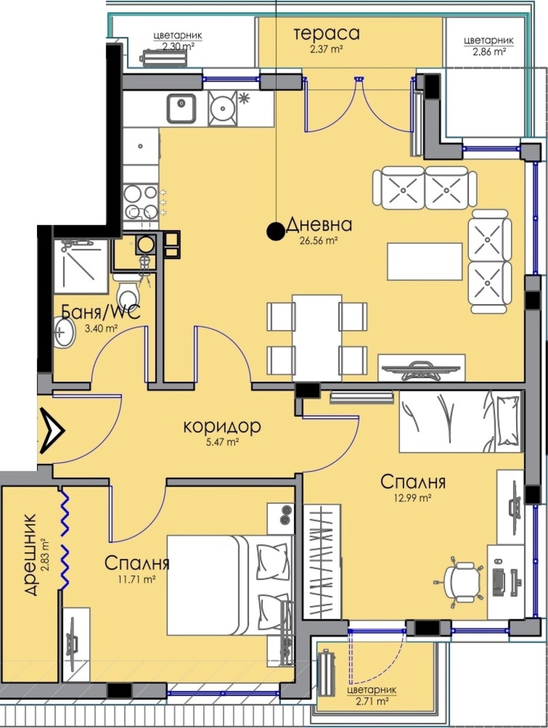 Apartment in Sarafovo - Property Details 1