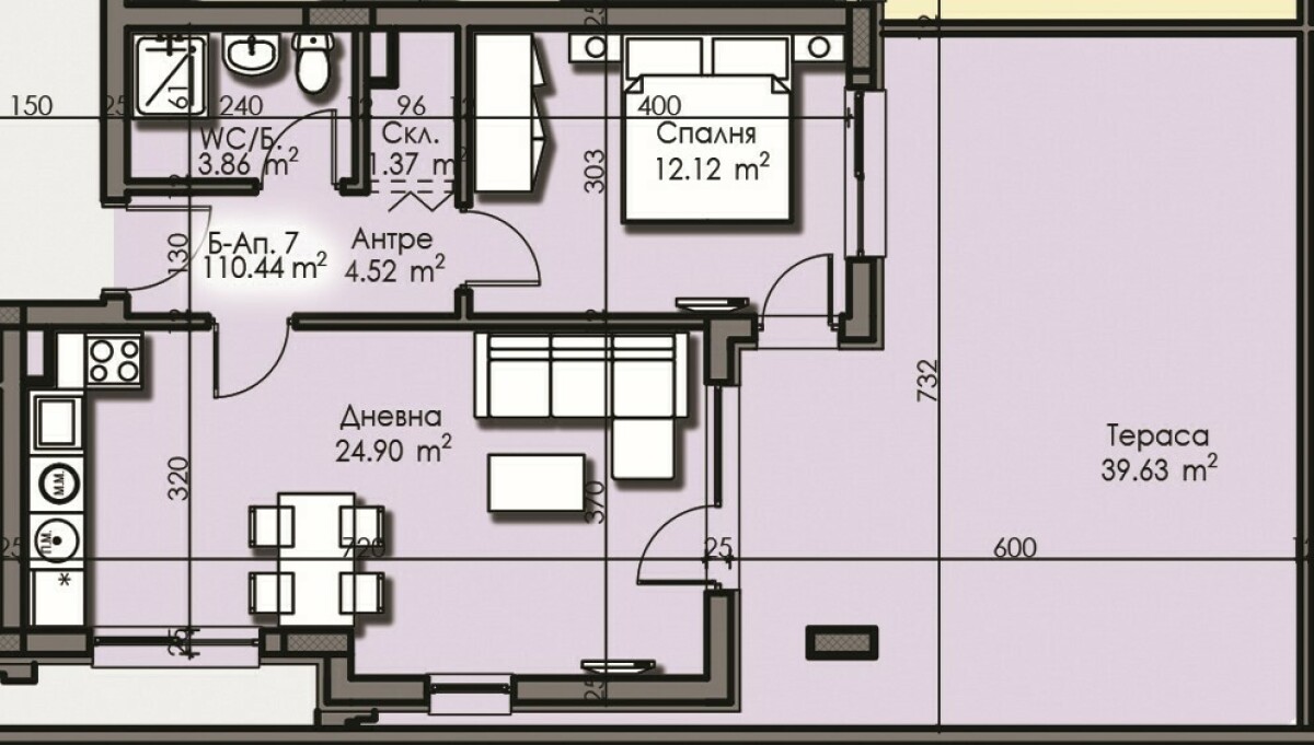 Apartment in Izgrev - Property Details 1