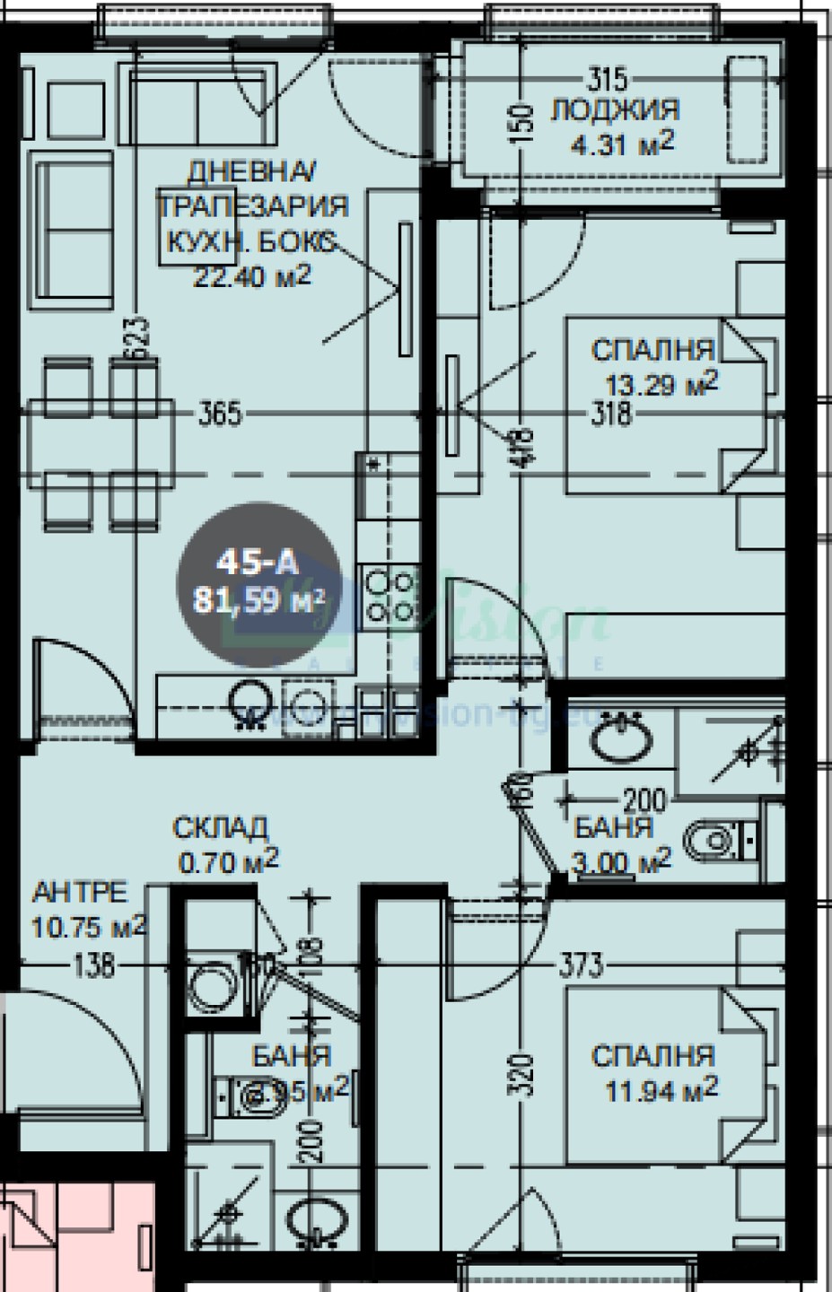 Apartment in Druzhba 2 - Property Details 1