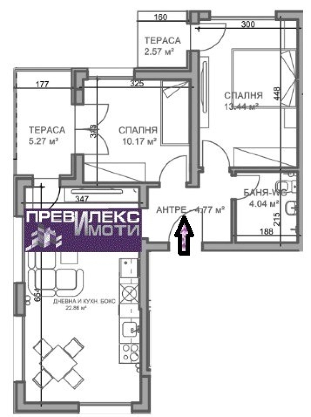 Апартамент в Прослав - Детайли за имота 1