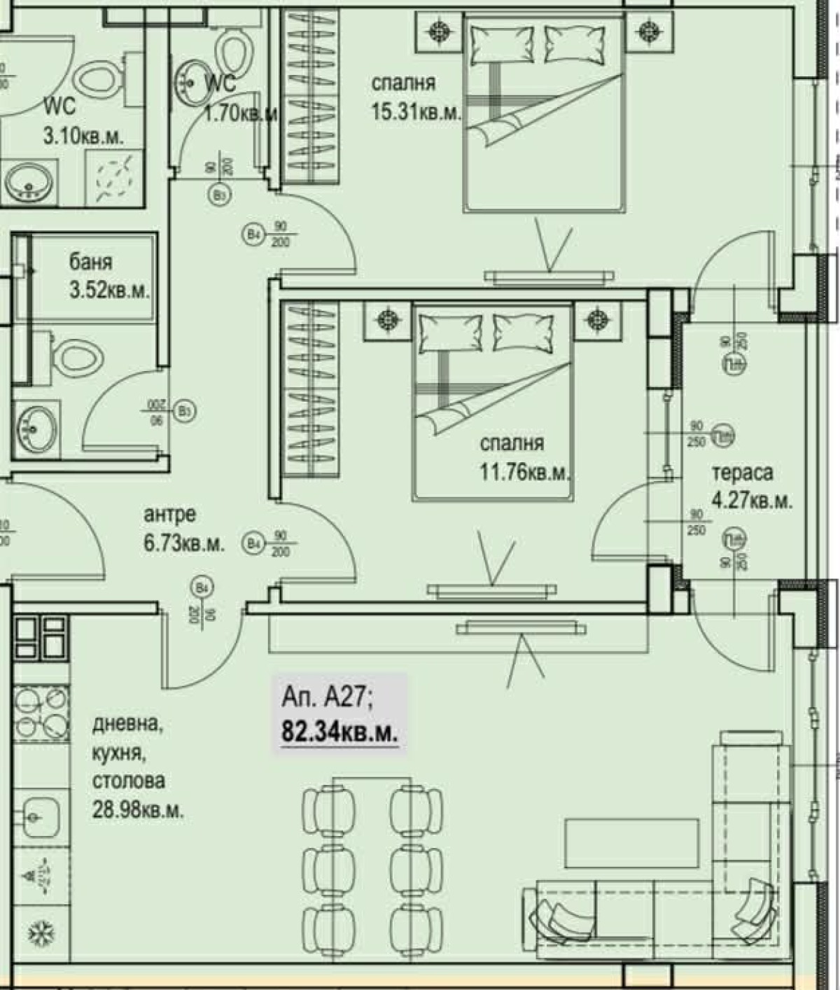 Apartment in Karshiyaka - Property Details 1