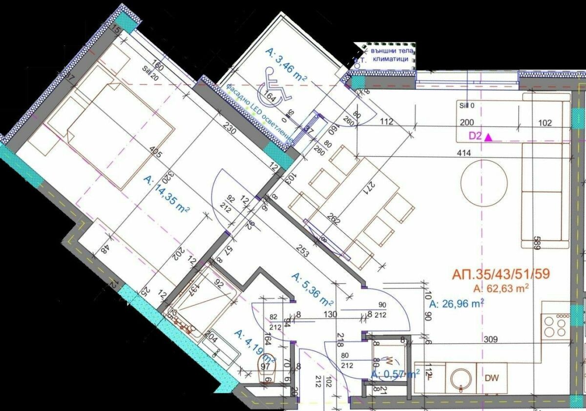 Apartment in Bratya Miladinovi - Property Details 1