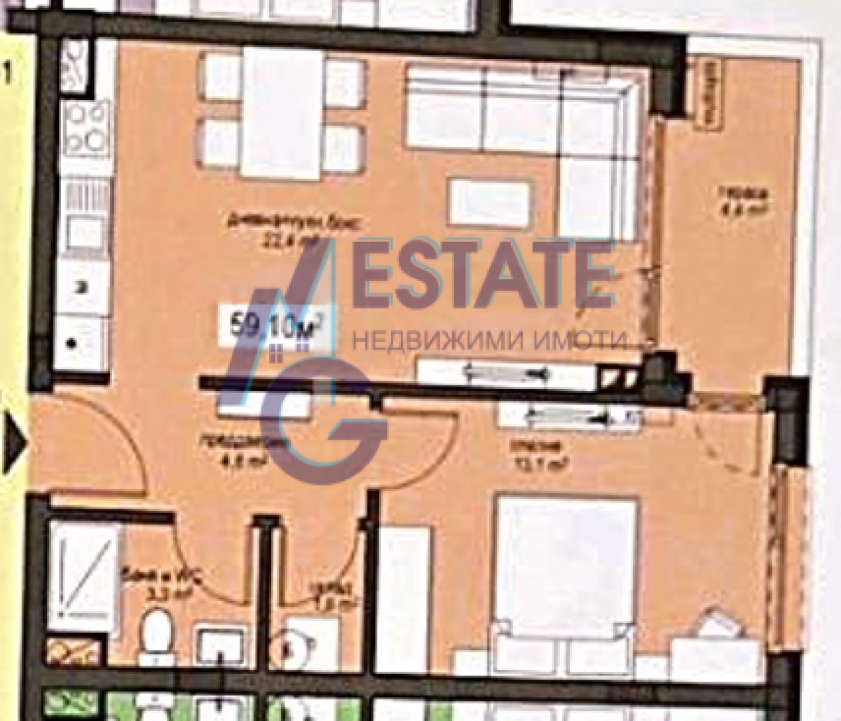 Apartment in Bratya Miladinovi - Property Details 1