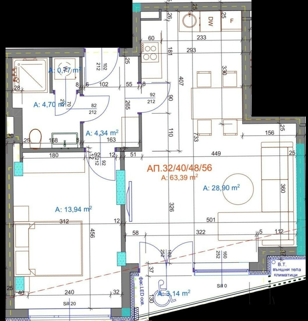 Apartment in Bratya Miladinovi - Property Details 1