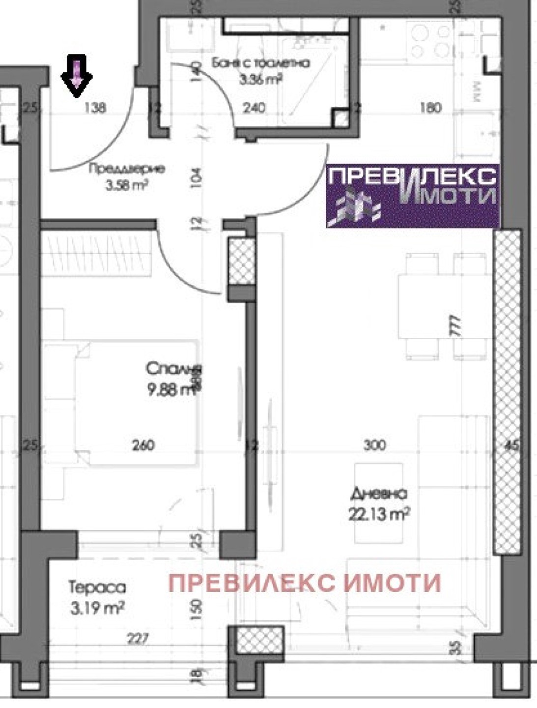 Апартамент в Гагарин - Детайли за имота 1
