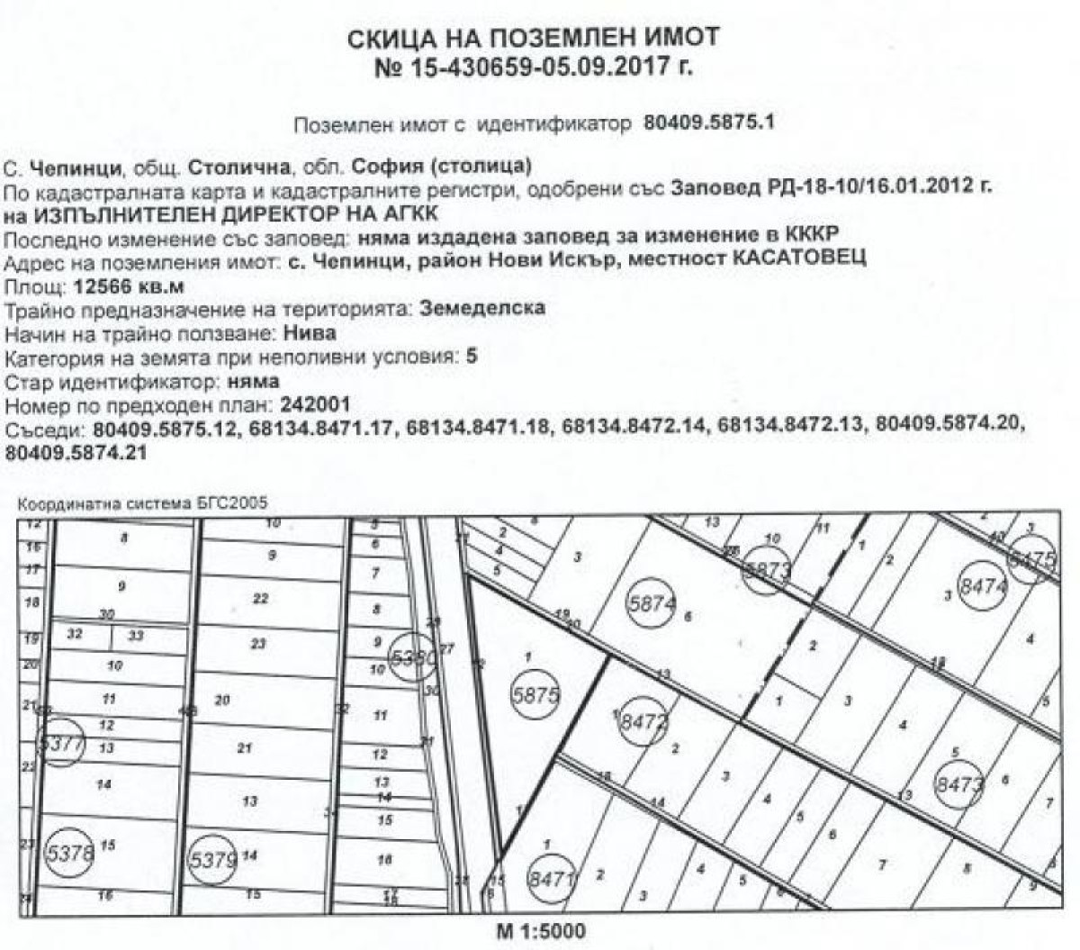 Land in Chepintsi - Property Details 1
