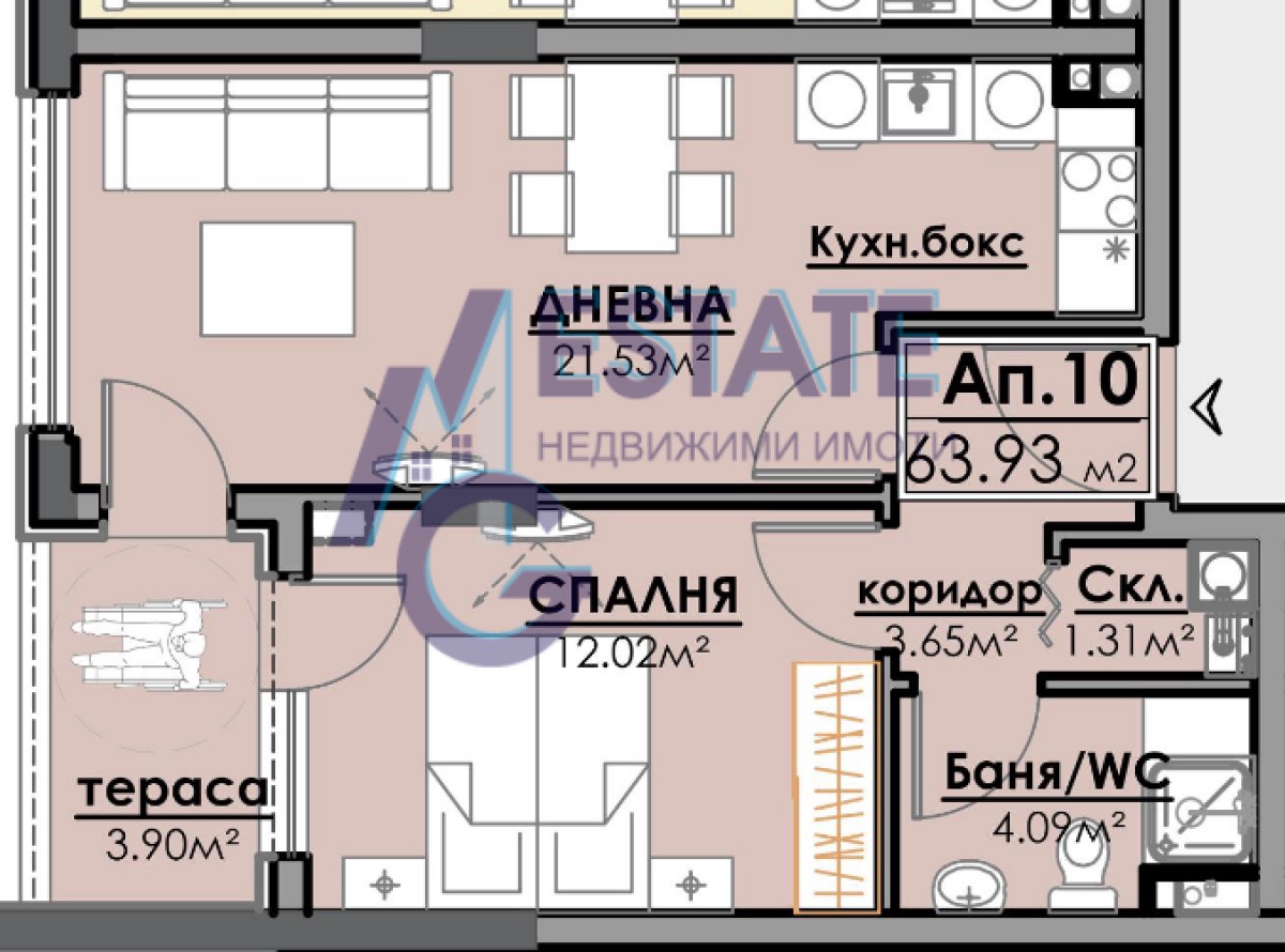 Апартамент в Славейков - Детайли за имота 1